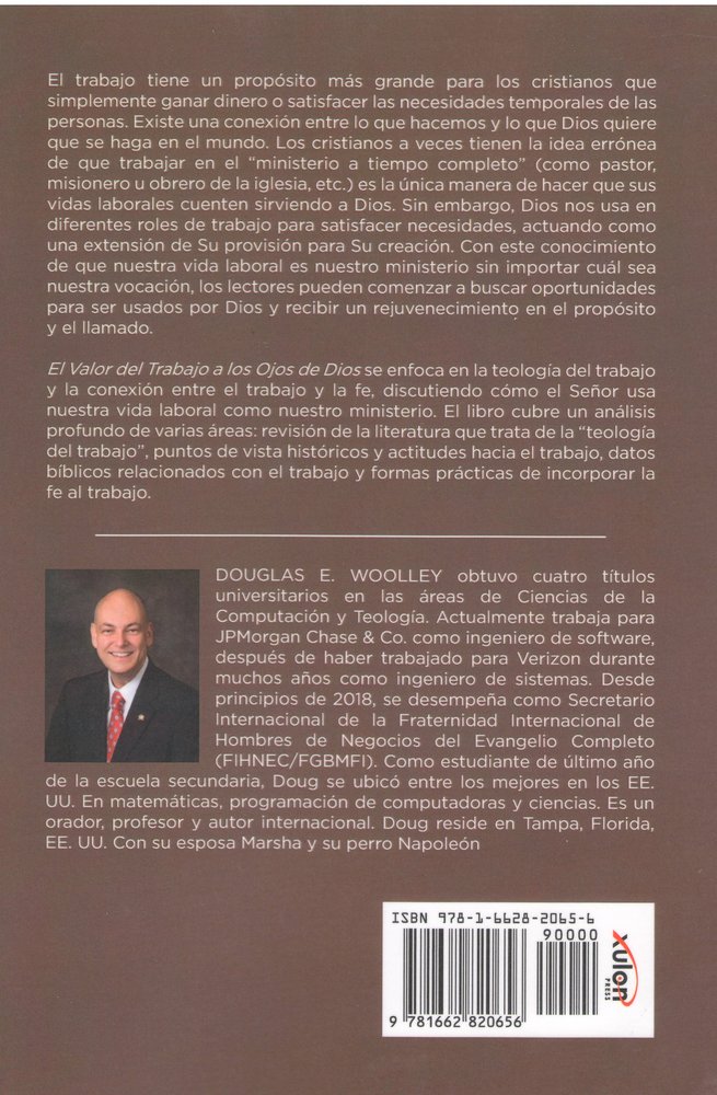 Back Cover of Spanish Book