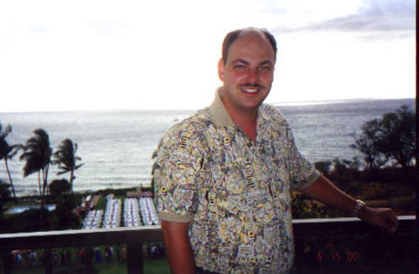 Doug on Porch in Hawaii